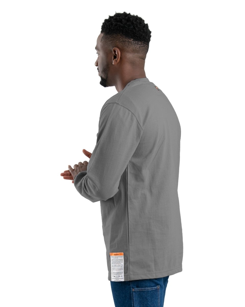 Flame Resistant Crew Neck Pocket T-Shirt - Berne Apparel