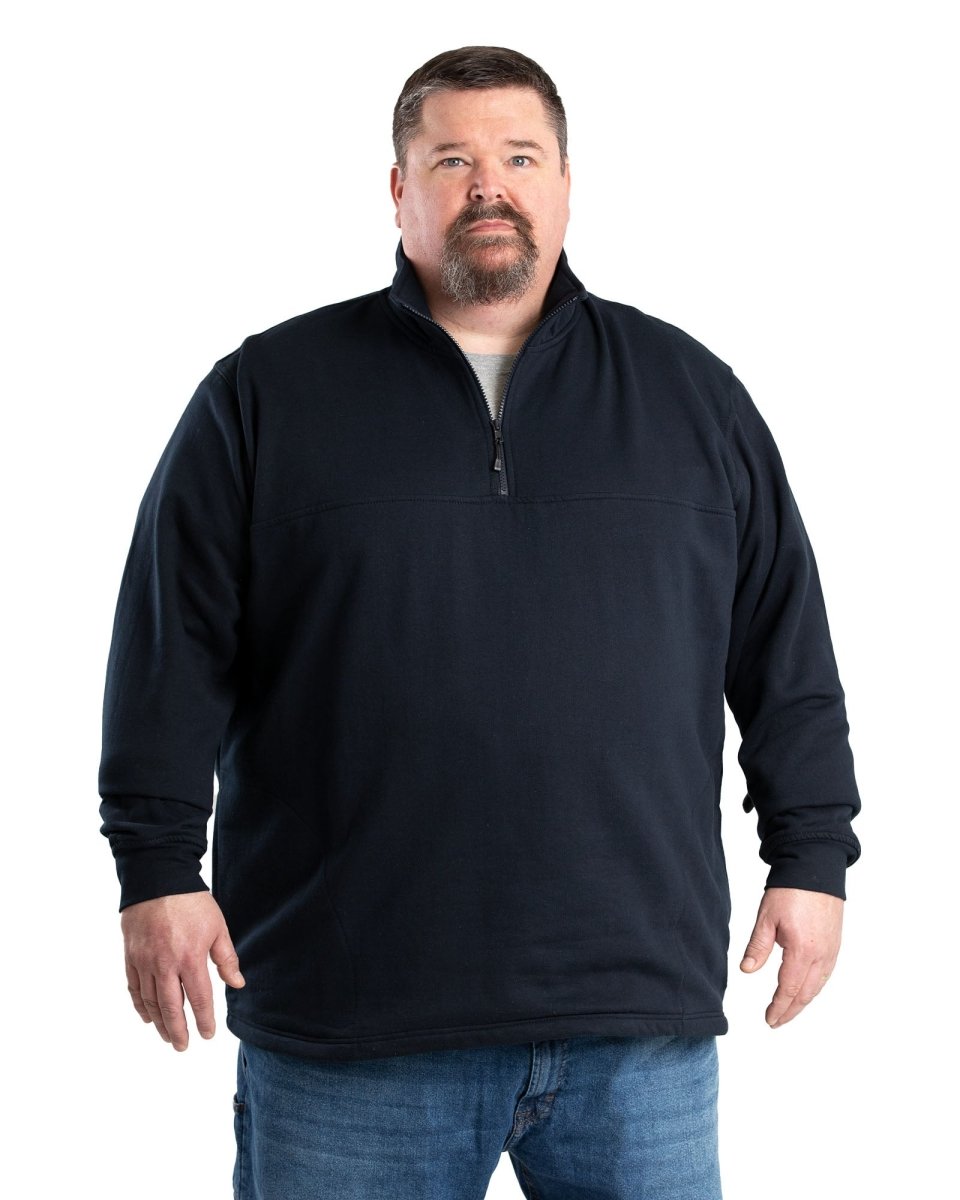 Heritage Thermal-Lined Quarter-Zip Sweatshirt - Berne Apparel