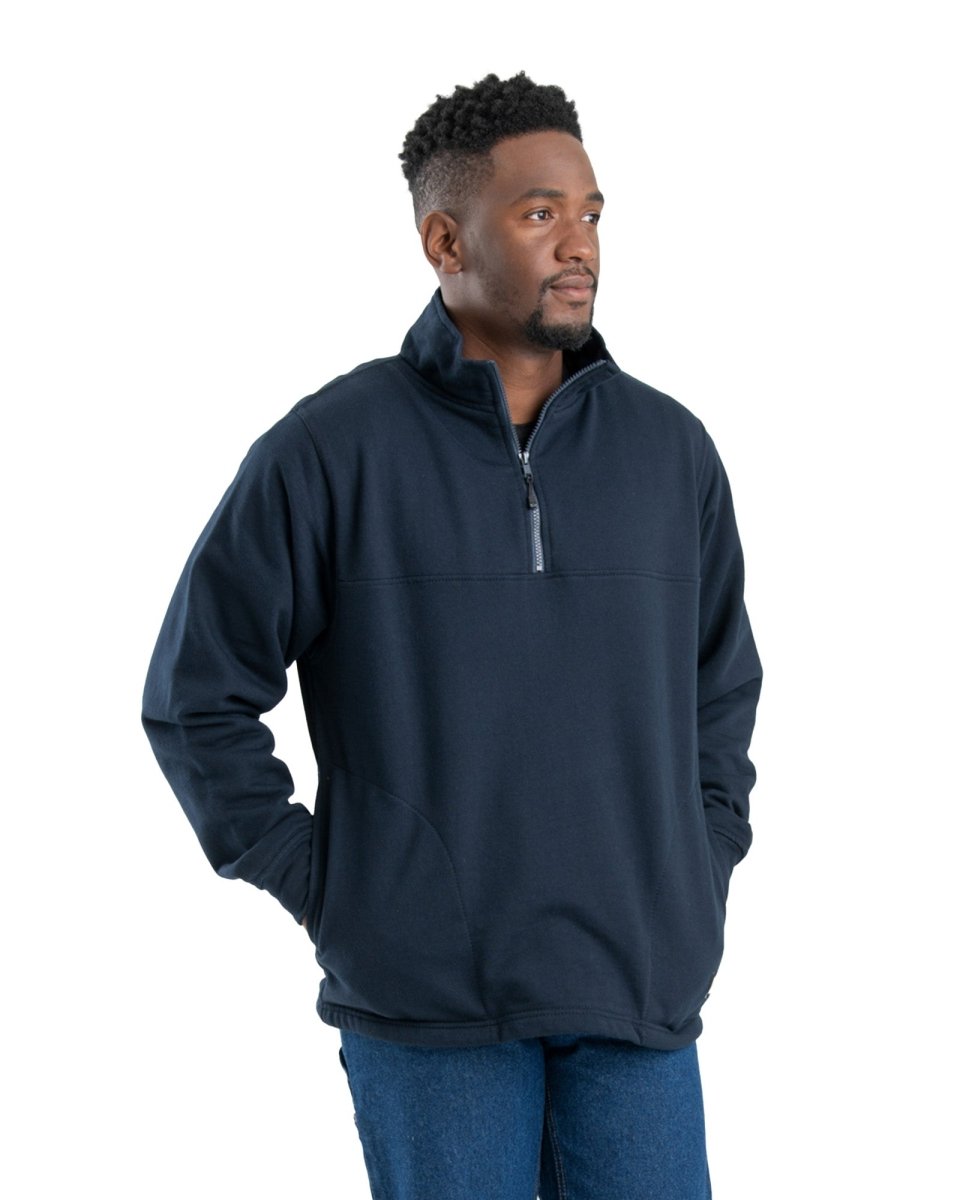 Heritage Thermal-Lined Quarter-Zip Sweatshirt - Berne Apparel