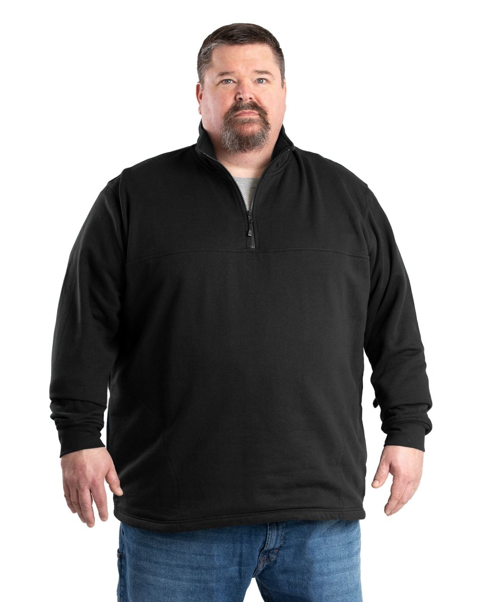 Heritage Thermal-Lined Quarter-Zip Sweatshirt - Berne Apparel