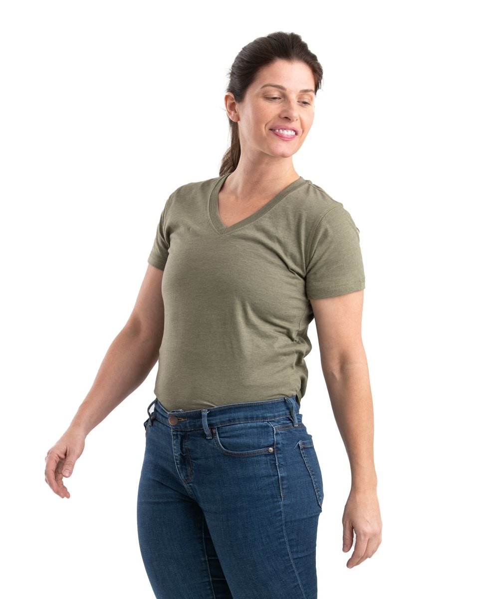 Women's Performance V-Neck Short Sleeve T-Shirt - Berne Apparel