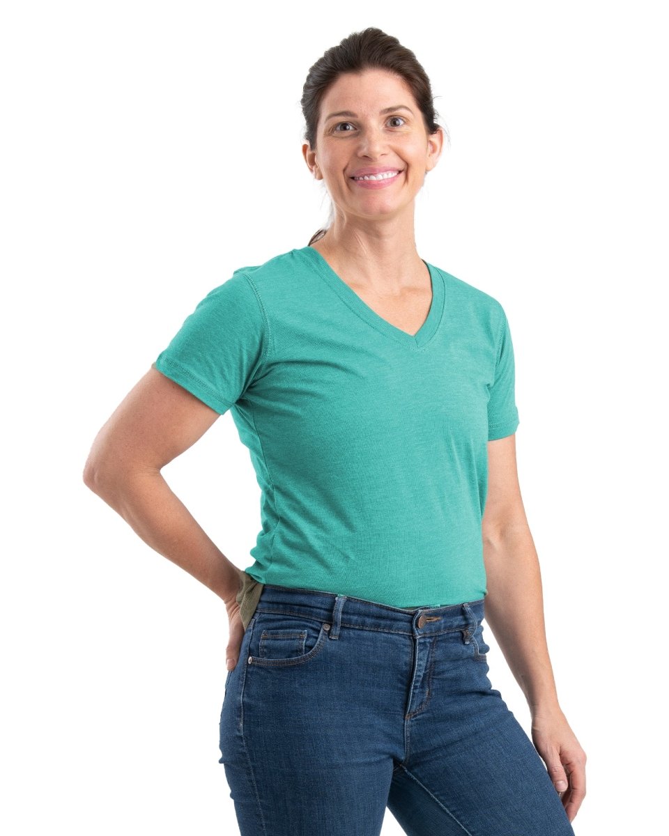 Women's Performance V-Neck Short Sleeve T-Shirt - Berne Apparel