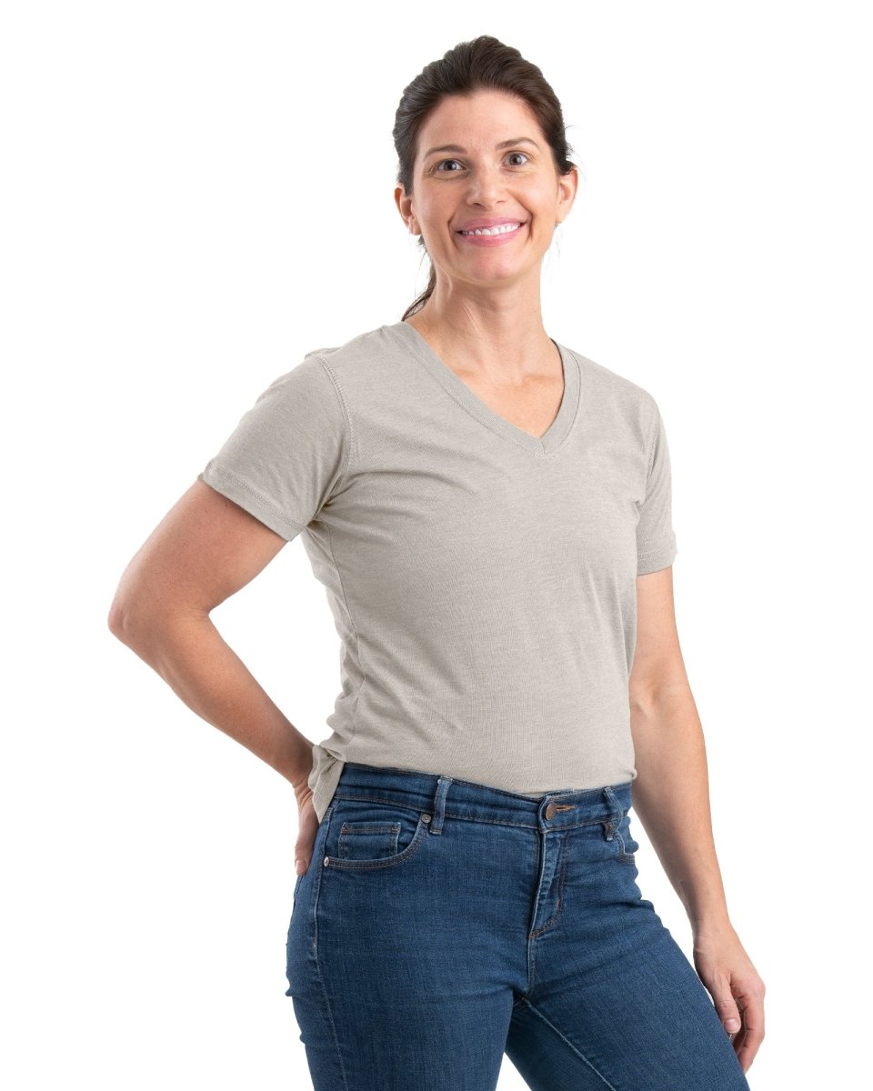 Women's Performance V-Neck Short Sleeve T-Shirt - Berne Apparel