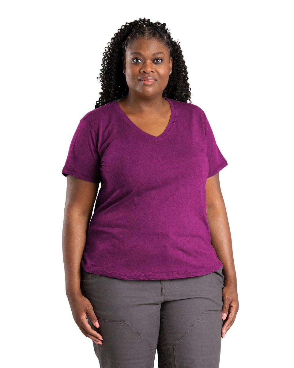 Women's Performance V-Neck Short Sleeve T-Shirt - Berne Apparel