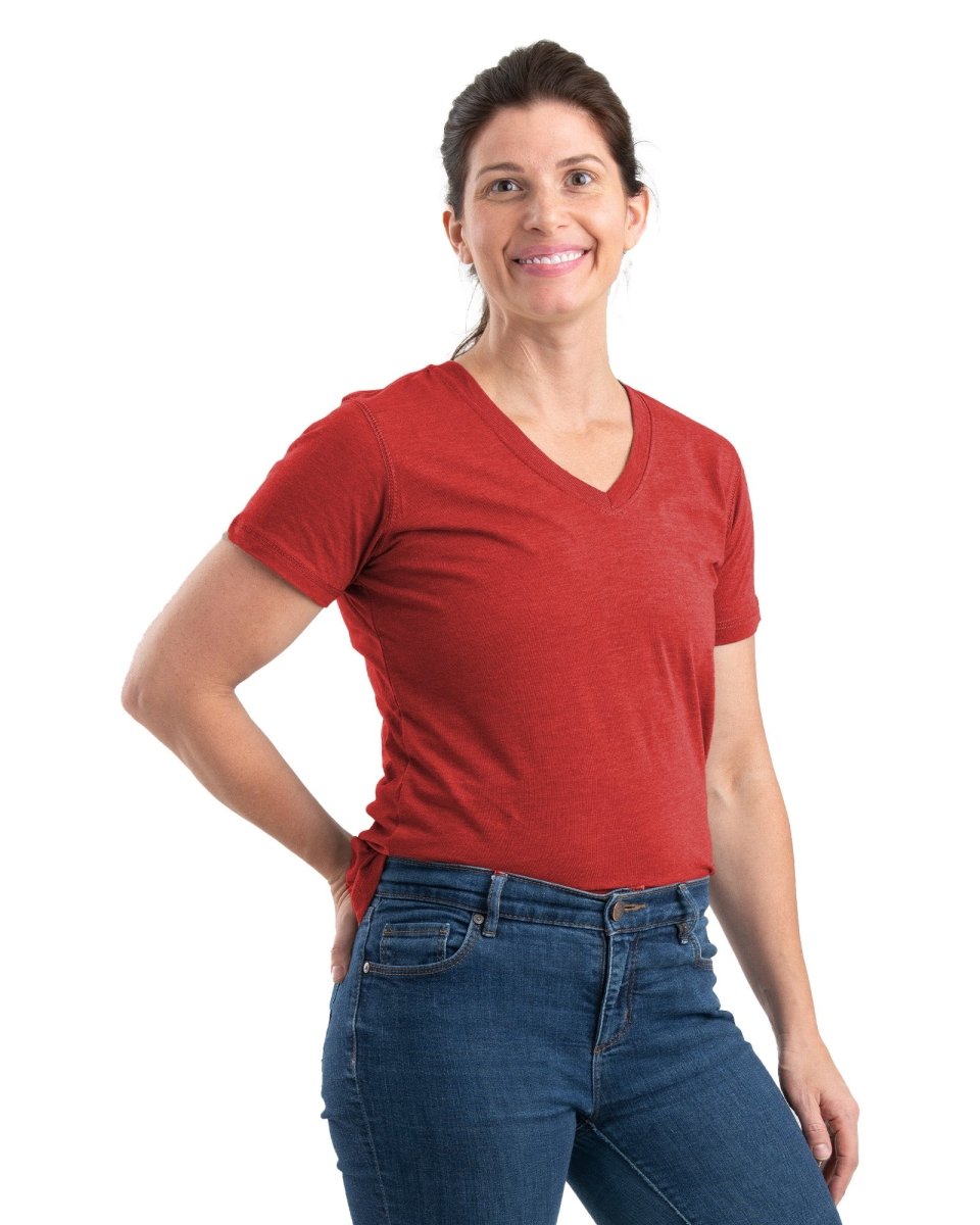 Women's Performance V-Neck Short Sleeve T-Shirt - Berne Apparel