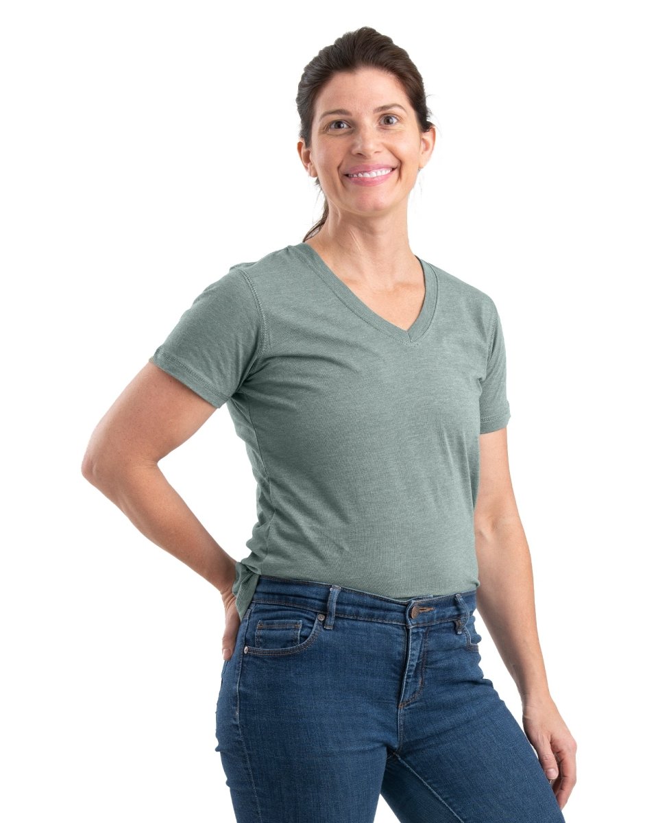 Women's Performance V-Neck Short Sleeve T-Shirt - Berne Apparel