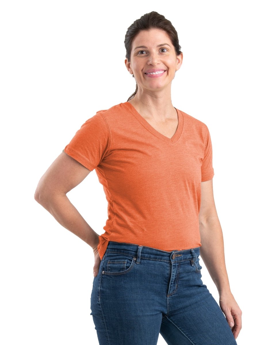 Women's Performance V-Neck Short Sleeve T-Shirt - Berne Apparel