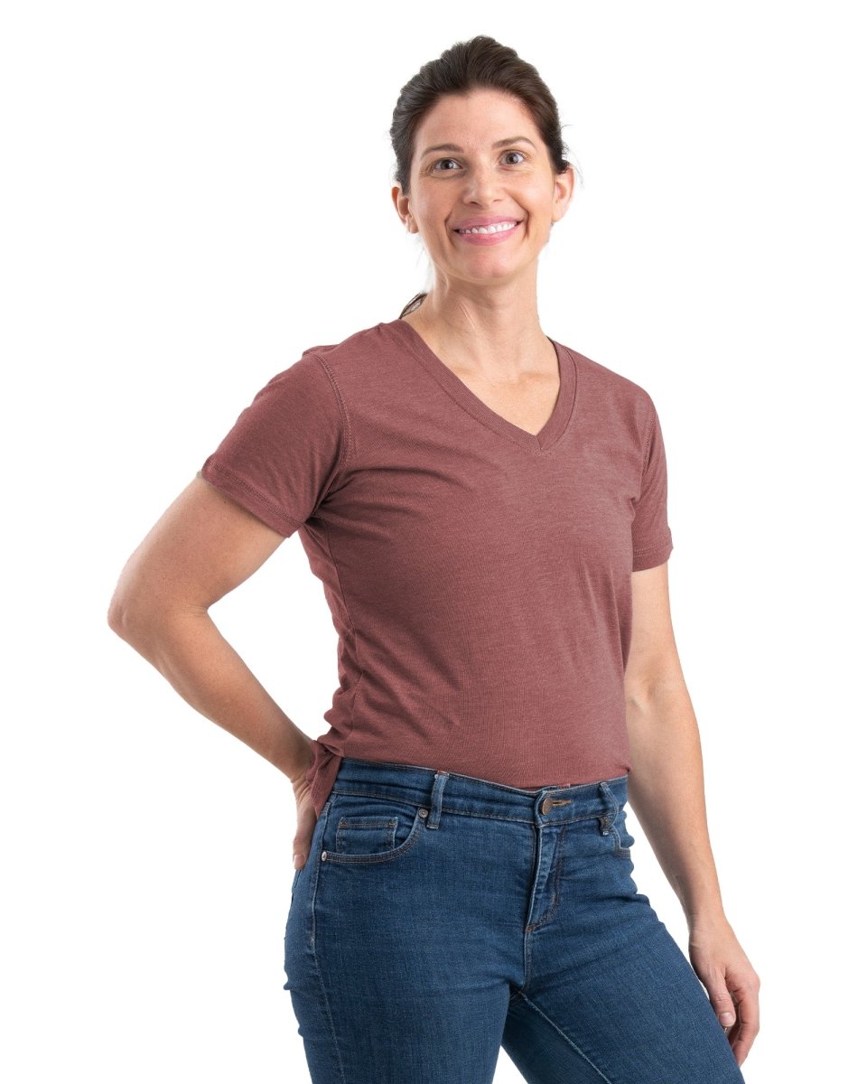Women's Performance V-Neck Short Sleeve T-Shirt - Berne Apparel