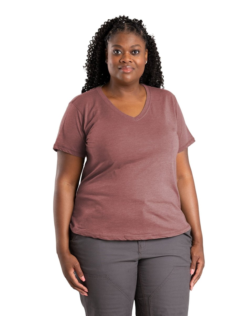 Women's Performance V-Neck Short Sleeve T-Shirt - Berne Apparel