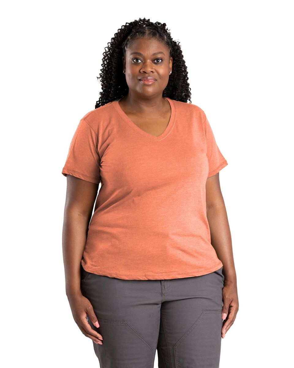 Women's Performance V-Neck Short Sleeve T-Shirt - Berne Apparel